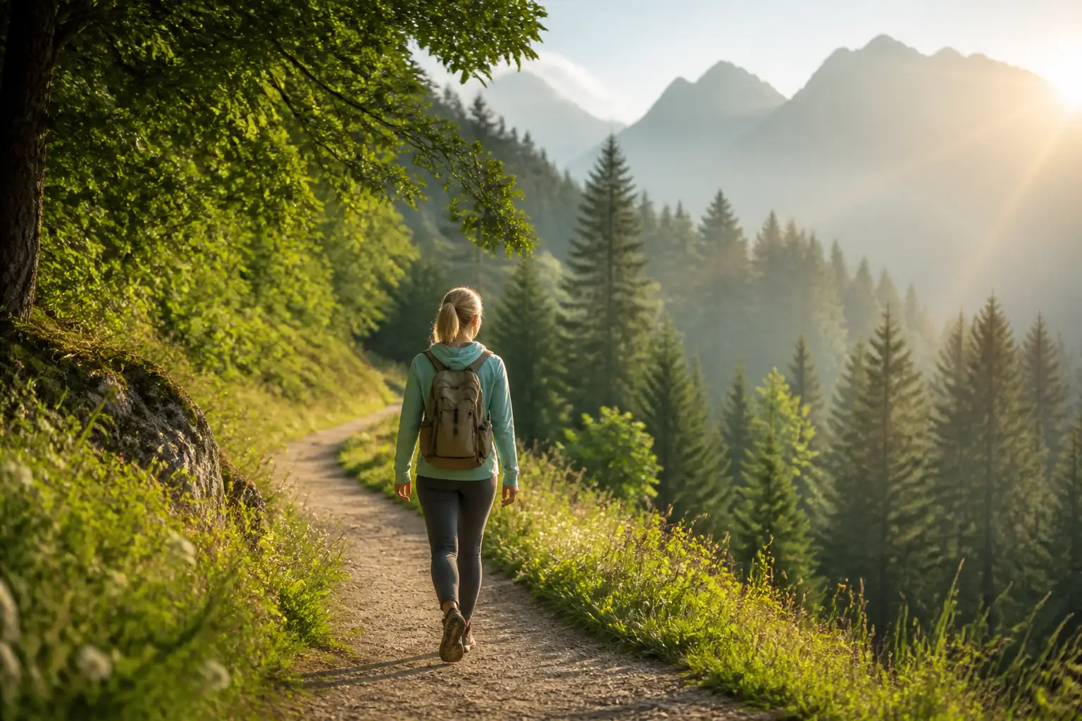 wandelen in de natuur
